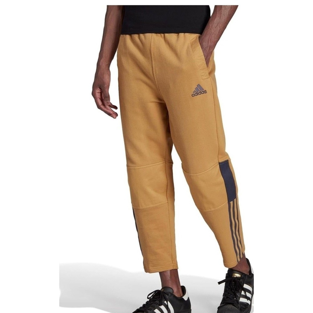 Adidas Future Icons Winterized Pants Mens‎ XL Mesa Yellow Fleece Jogger